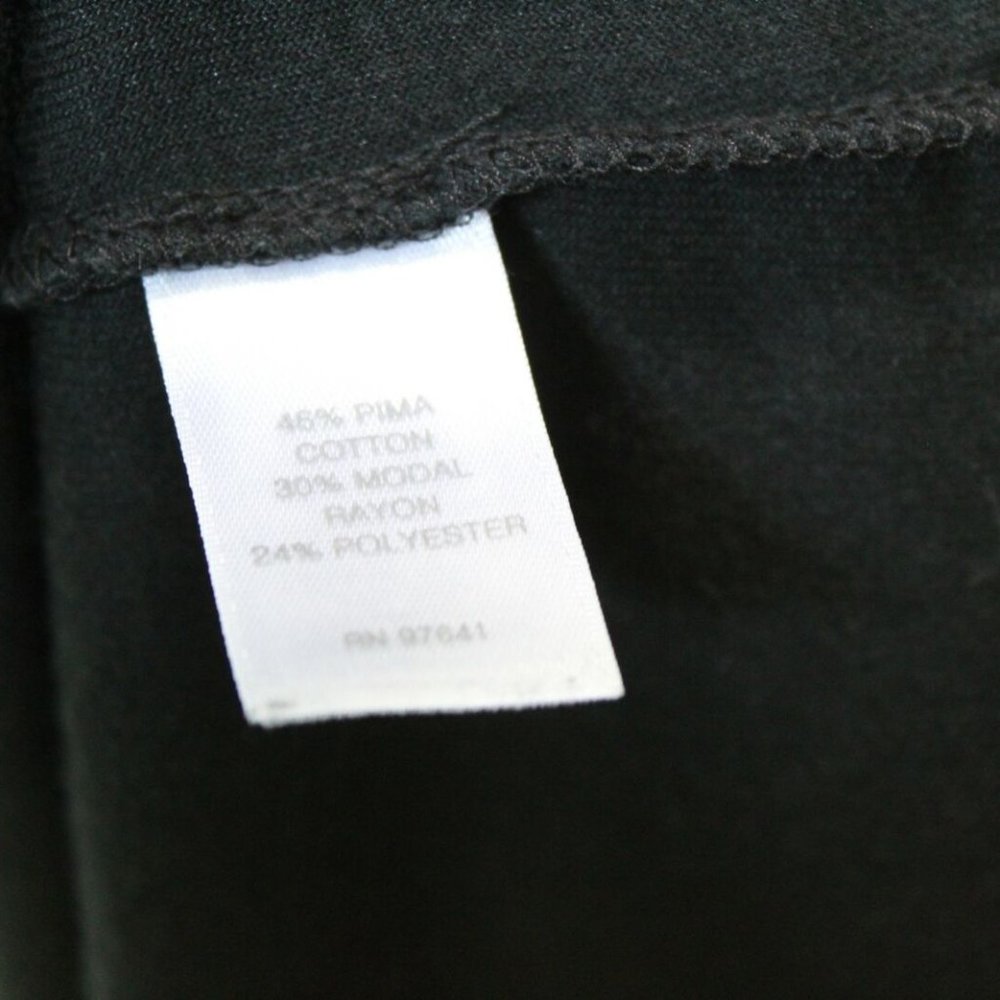 Pure J. Jill Long Sleeve Velvet Velour Dress Black Pockets Plus Size 3X H13093 - Picture 9 of 10